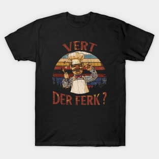 VINTAGE - NEW COLOR CHEF VERT DER FERK T-Shirt